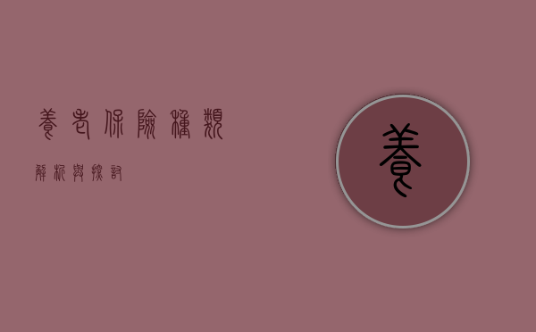 养老保险种类，解析与探讨