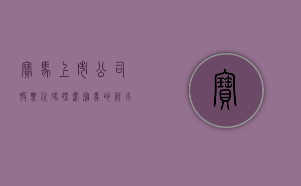 宝马上市公司股票代码，探索宝马的资本市场之路