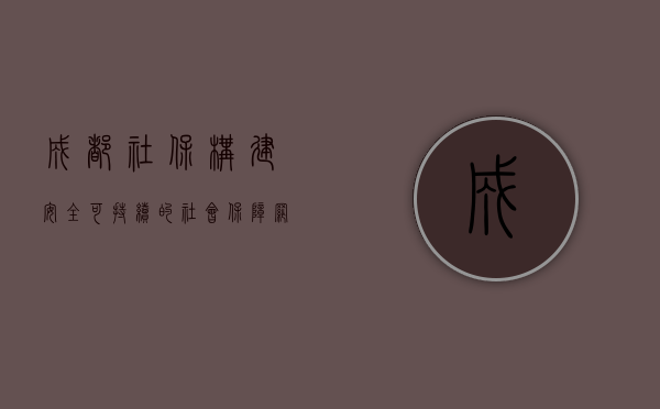 成都社保，构建安全、可持续的社会保障网络