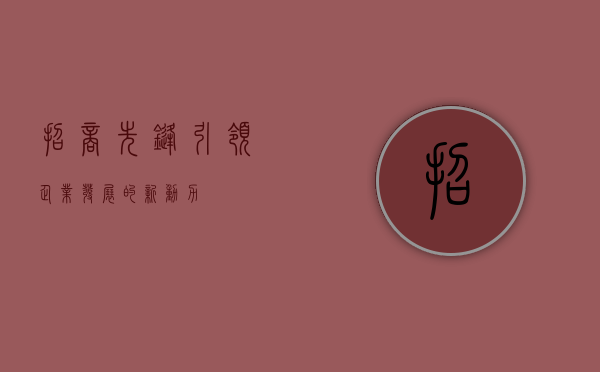 招商先锋，引领企业发展的新动力