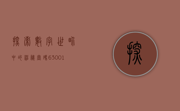 探索数字世界中的神秘密码，630011