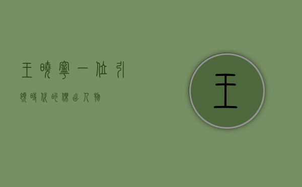 王晓宁，一位引领时代的杰出人物