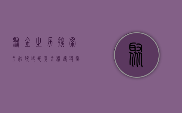 聚金之力，探索金融领域的黄金机遇与挑战