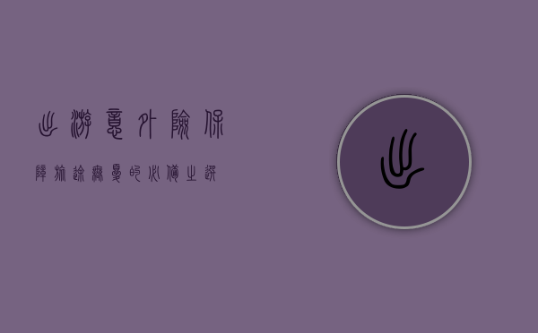 出游意外险,保障旅途无忧的必备之选