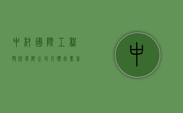 中材国际工程股份有限公司，引领行业前沿，铸就卓越工程