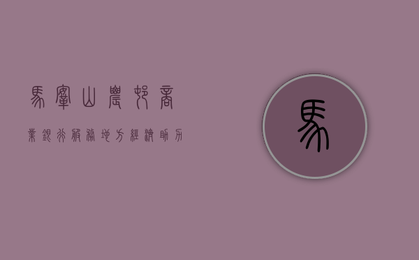 马鞍山农村商业银行，服务地方经济，助力乡村振兴