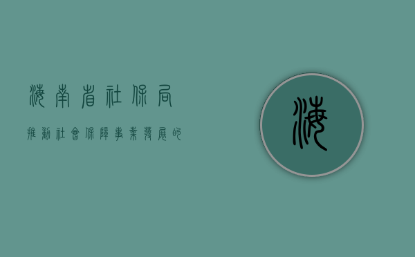 海南省社保局，推动社会保障事业发展的先锋力量