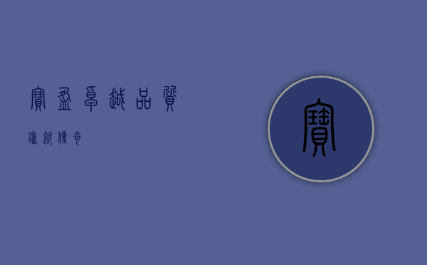 宝盈，卓越品质，铸就传奇