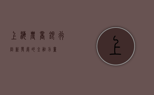 上海农商银行，创新发展的金融力量