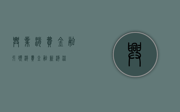 兴业消费金融，引领消费金融新潮流