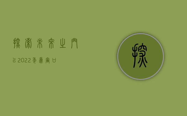 探索未来之门，以2022年为窗口