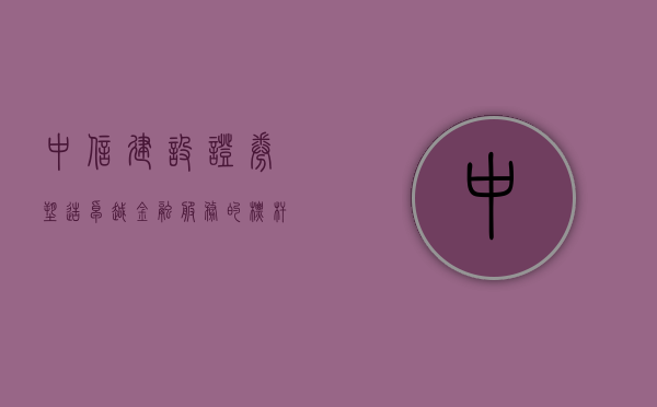 中信建设证券，塑造卓越金融服务的新典范