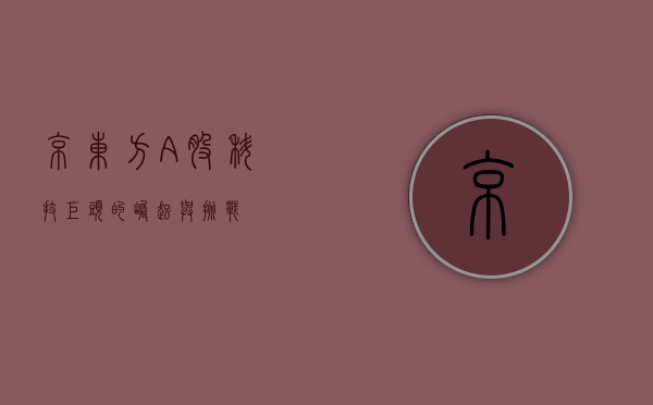 京东方A股，科技巨头的崛起与挑战