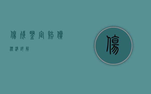 伤残鉴定赔偿标准详解