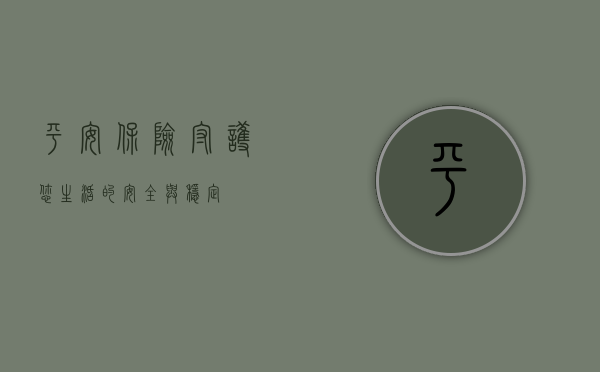 平安保险，守护您生活的安全与稳定
