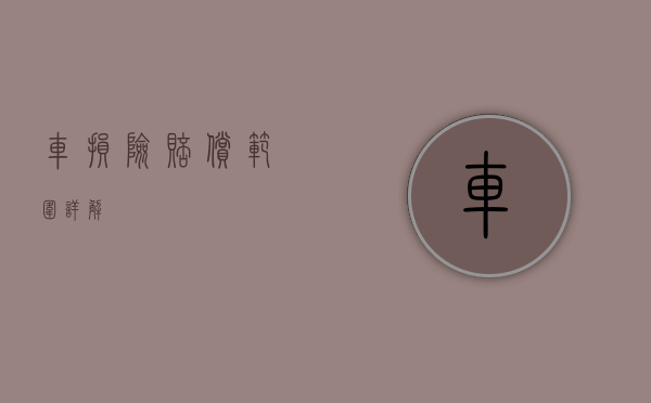 车损险赔偿范围详解