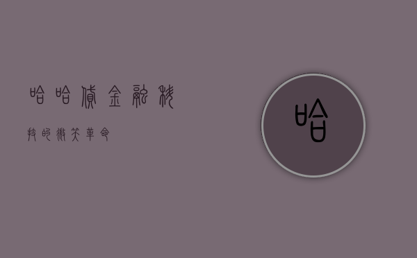 哈哈贷，金融科技的微笑革命
