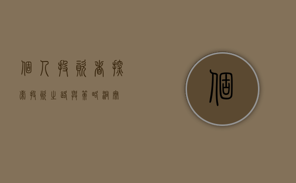 个人投资者，探索投资之路与策略洞察