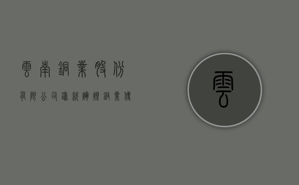 云南铜业股份有限公司，铸就辉煌铜业传奇