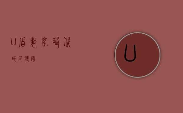 U盾，数字时代的守护神
