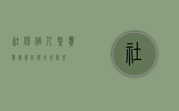 社保个人缴费，意义、责任与未来展望