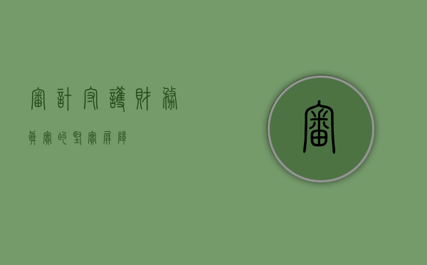 审计，守护财务真实的坚实屏障