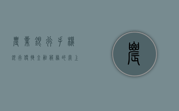 农业银行手机银行，便捷金融服务的掌上明珠