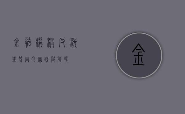 金融机构反洗钱规定的实践与挑战