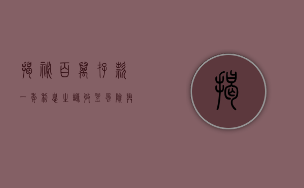 揭秘百万存款一年利息之谜，收益、风险与策略解析