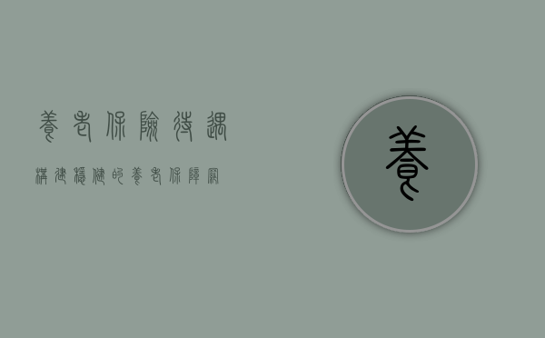 养老保险待遇，构建稳健的养老保障网
