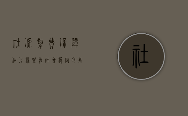 社保缴费，保障个人权益与社会稳定的基石