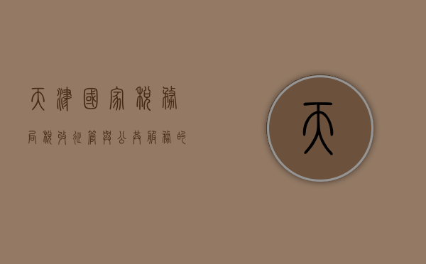 天津国家税务局，税收征管与公共服务的先锋