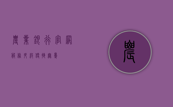 农业银行官网，服务升级，便捷无忧