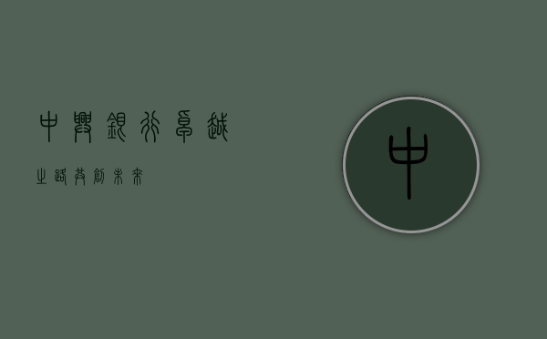 中兴银行，卓越之路，共创未来