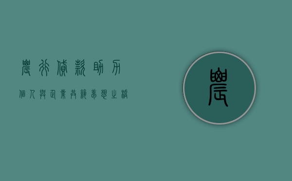 农行贷款，助力个人与企业共筑梦想之桥