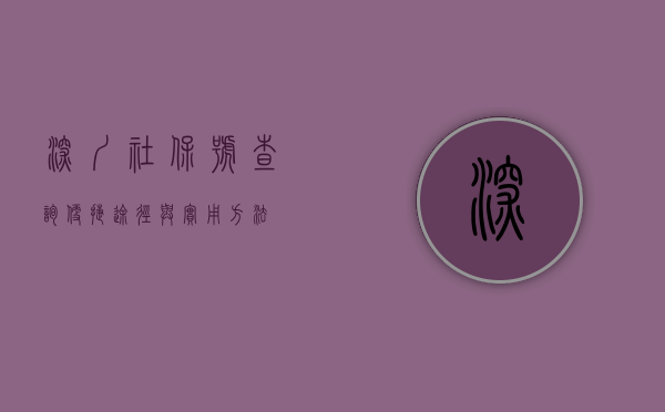 深圳社保号查询，便捷途径与实用方法