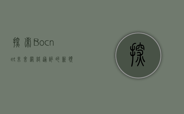 探索Bocnet，未来网络通讯的新领域