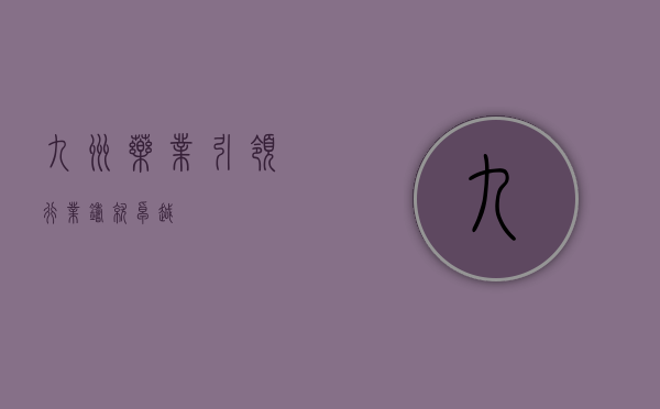 九洲药业,引领行业,铸就卓越