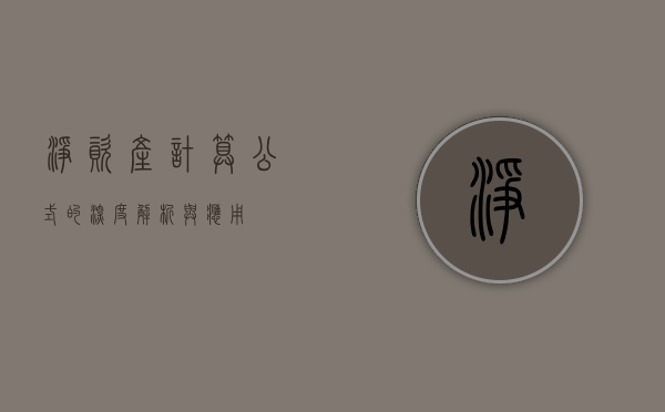 净资产计算公式的深度解析与应用
