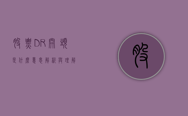 股票DR开头是什么意思，解析与理解