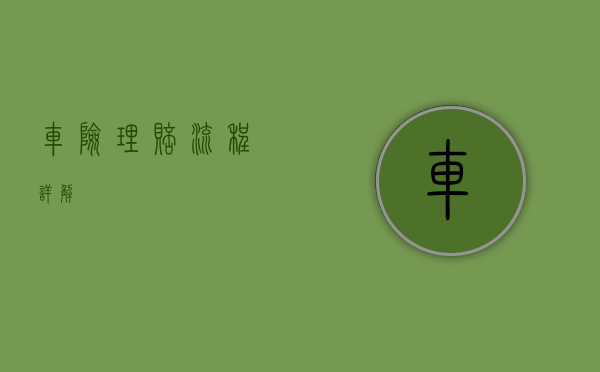 车险理赔流程详解