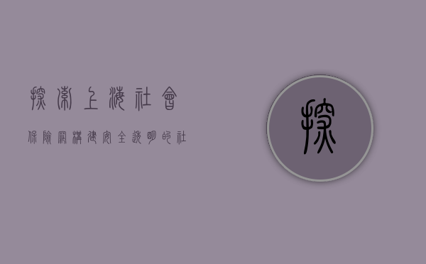 探索上海社会保险网，构建安全、透明的社会保障体系