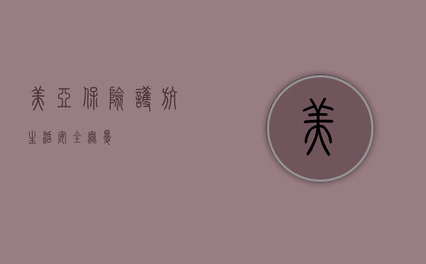 美亚保险，护航生活，安全无忧