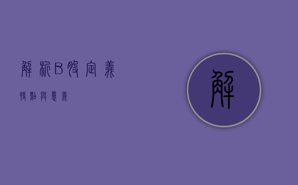 解析B股，定义、特点与意义