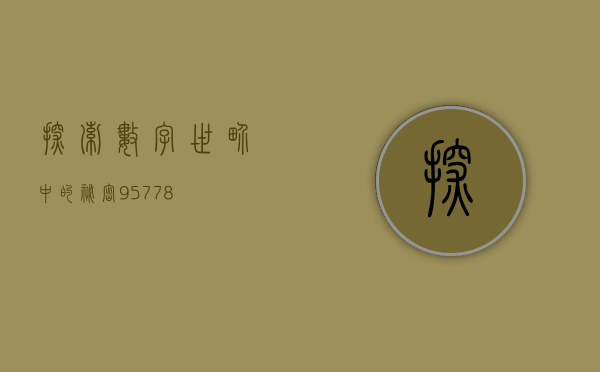 探索数字世界中的秘密，95778