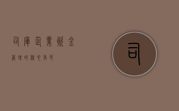 司库,企业资金管理的核心角色