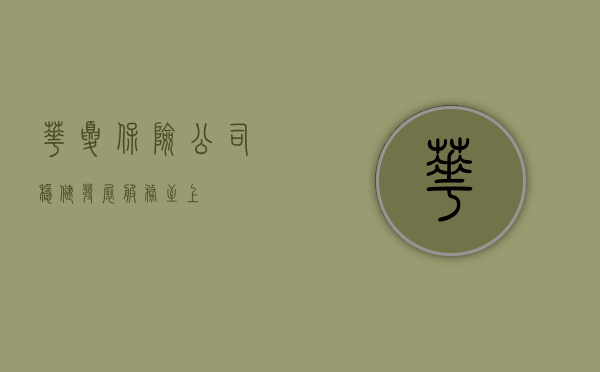 华夏保险公司，稳健发展，服务至上