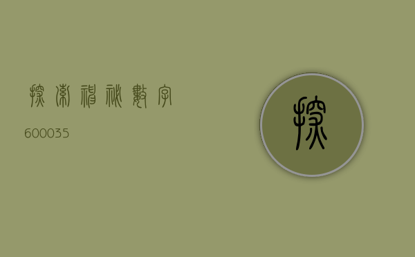 探索神秘数字，600035