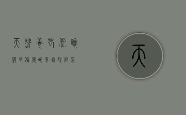天津养老保险，构建稳健的养老保障网