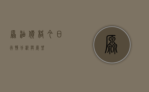 原油价格今日行情分析与展望